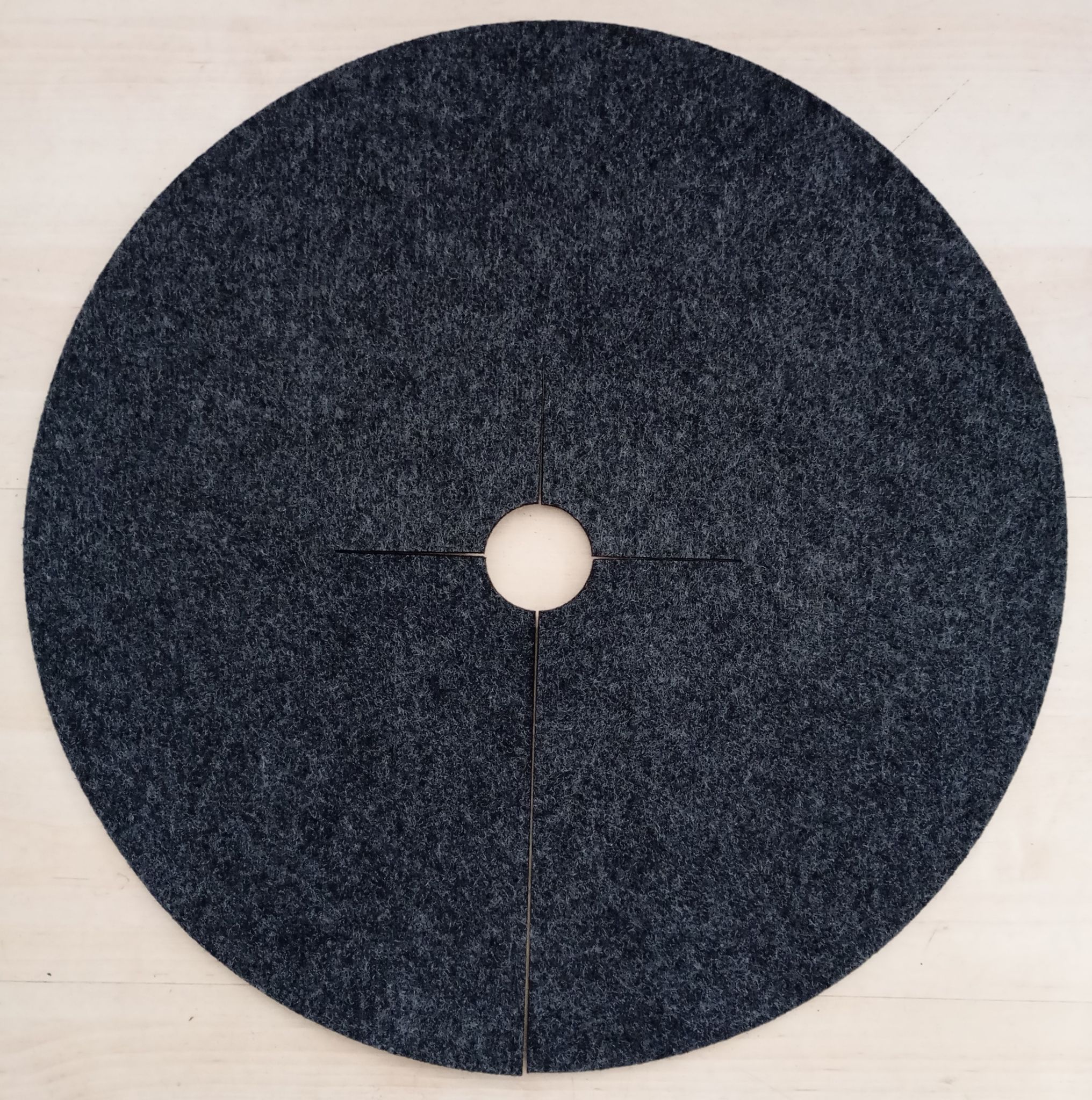 Filzscheibe Zum Schutz Vor Unkraut, Mulchen, Graphit, Durchmesser 40 Cm
