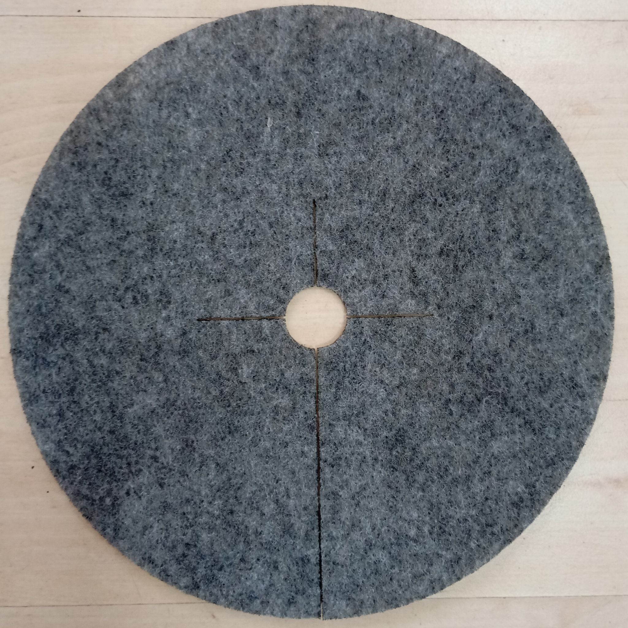 Filzscheibe Zum Unkrautschutz Und Mulchen, Grau, Durchmesser 40 Cm