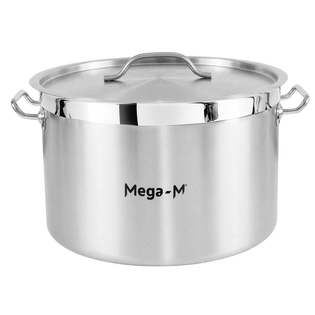Mittlerer Catering-topf Mit Deckel Mega-m Pro 32 L Durchmesser 40 Cm X Höhe 26 Cm N
