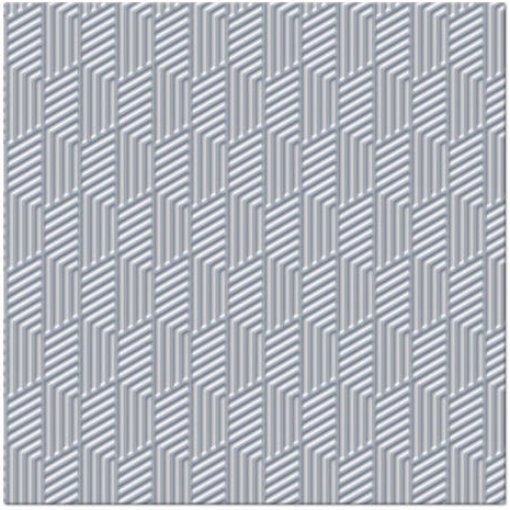 Silberne, Geprägte Kommunionsservietten 33x33cm 20 Stück.