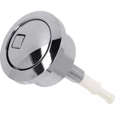Zweimengenspülknopf Für Geberit Spülkasten, Chrom-finish, Badezimmer-wc-zubehör, Silber