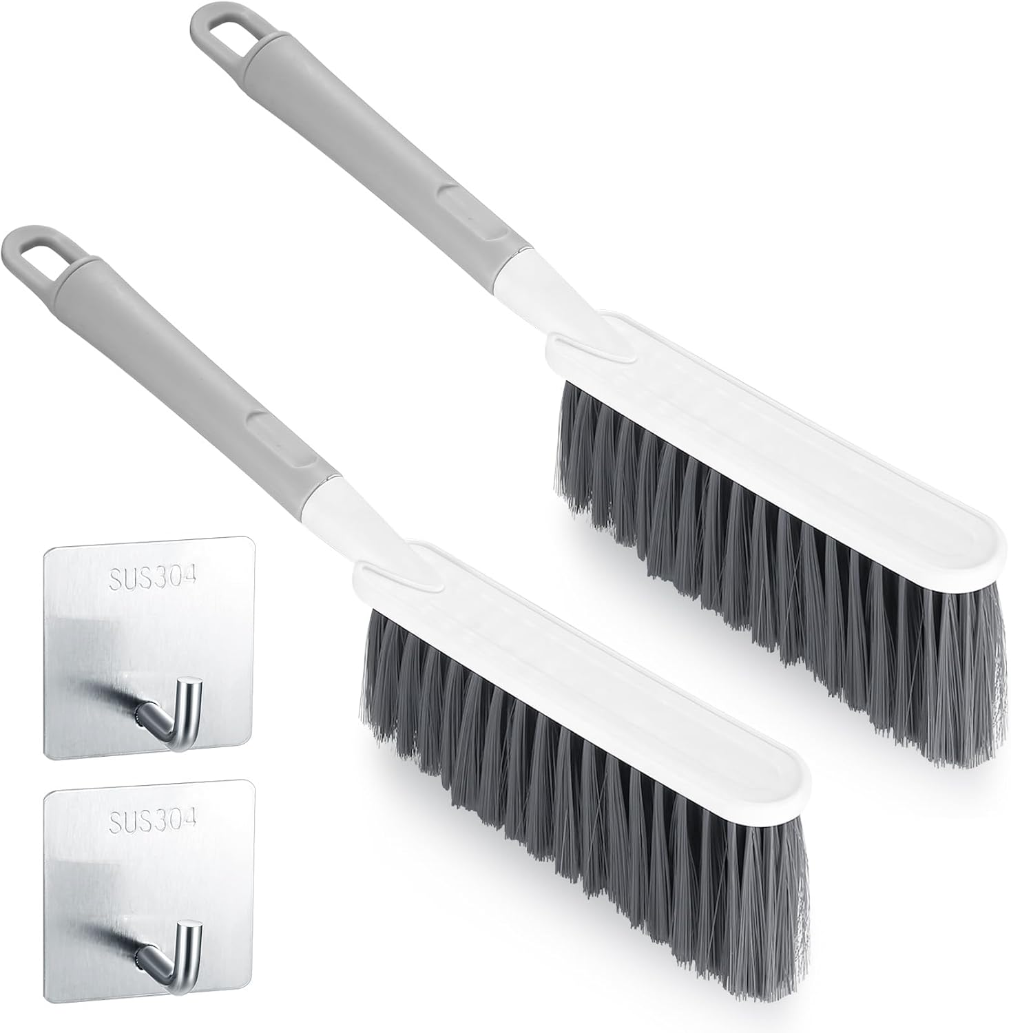 2-teiliges Handbürsten-set, Handbesen, Handbürsten, Haushaltsreinigungsbürste, Küchenbürste Mit Weichen Borsten, Handkehrer Für Bett, Sofa, Möbel, Kleidung, Auto