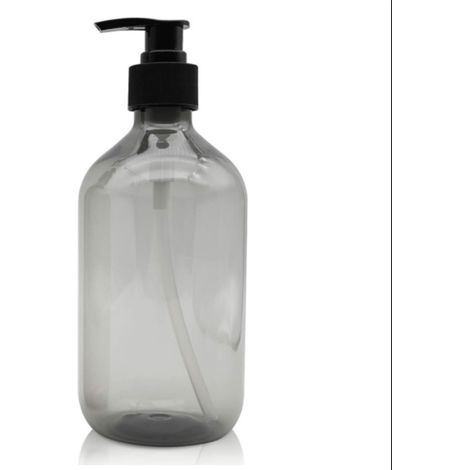500-ml-seifenspender (grau), Leere, Wiederbefüllbare Kunststoff-pumpflasche Für Ätherische Öle, Lotionen, Shampoos Und Spülungen