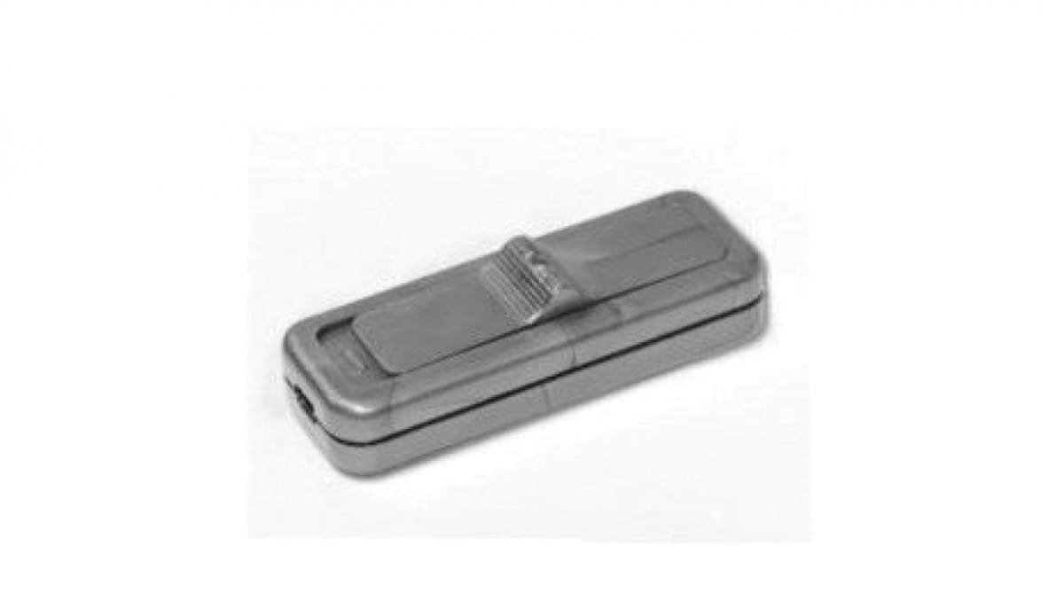 Einpoliger Schiebeschalter (durchgangs- Oder Endpol) 2,5 A/250 V, Silber, Ws-1p/silber