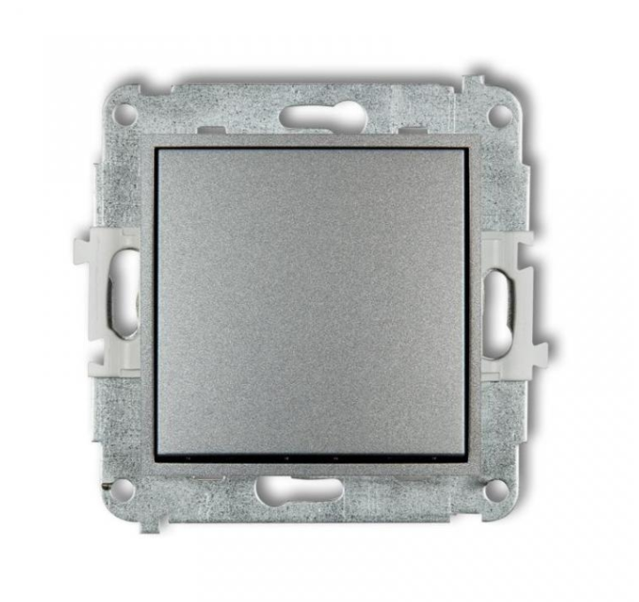 Mini Einpoliger Schalter, Silbermetallic, 7mwp-1