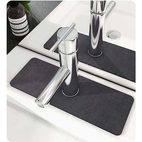 Spritzschutz Für Wasserhähne, Spritzwasserfilter Für Wasserhähne, Abtropfmatte Für Küchenarbeitsplatten, Spritzschutz Für Spülbecken, Spülbeckenmatte, Geschirrtrockenmatte, Tropfwasserauffangschale Fü