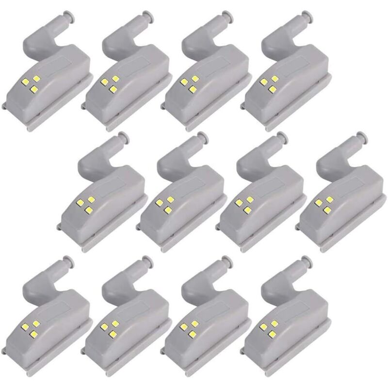 Set Mit 12 Klappbaren Led-leuchten Mit Sensor Für Wohnzimmer, Schlafzimmer, Kleiderschrank Und Küchenschränke