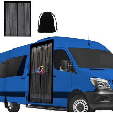 Magnetisches Moskitonetz, Insektenschutzgitter, Passend Für Mercedes-benz Vito, Magnetisches Schlaufen-moskitonetz, Für Auto, Wohnmobil, Wohnwagen (150x110cm)
