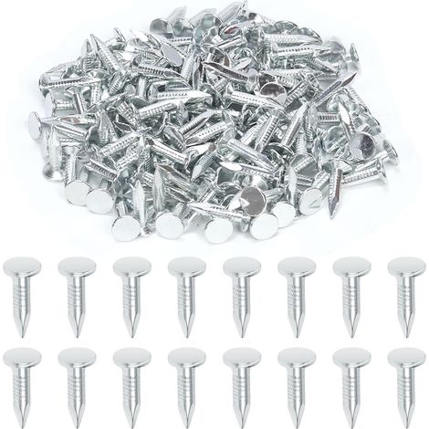 Packung Mit 300 Hochwertigen, Verzinkten Dachpappennägeln (1,9 Cm) – Zur Befestigung Von Dachpappe, Bitumenschindeln Und Dämmplatten