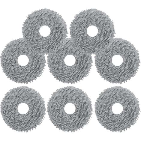 Ulisem 8er-pack Wischmopp-pads Für Roborock Q Revo/qrevo Pro/qrevo S/qrevo Maxv/qrevo Plus, Weiche Mikrofaser-ersatztücher, Waschbar
