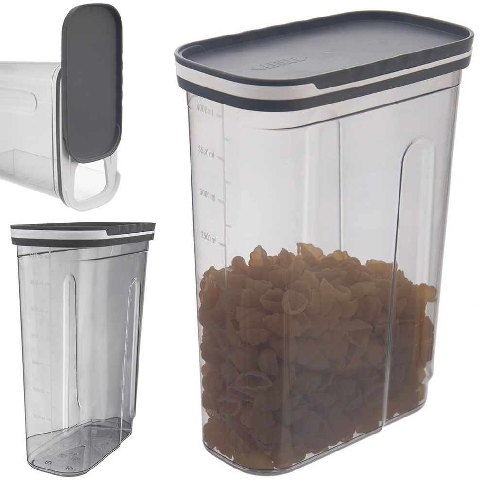 Küchenbehälter Für Lose Produkte, Lebensmittelflocken, Zucker, Salz, Nudeln (4 L)