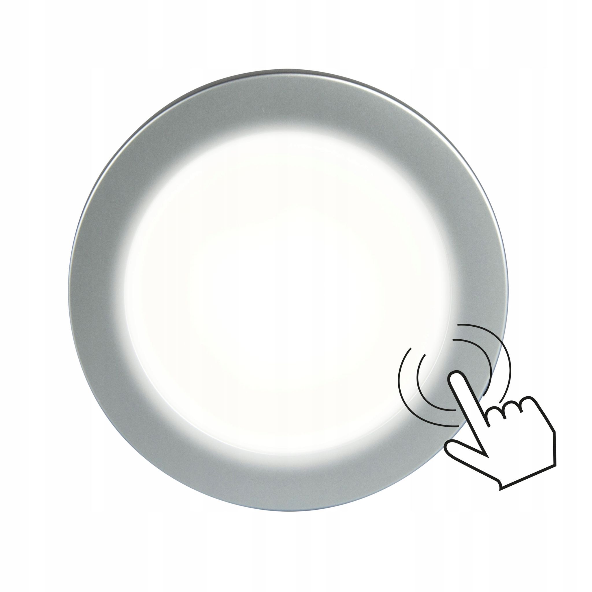 Led-oberflächen-touchlampe Silber 4w 6000k 180lm 12v Sll05 Ts