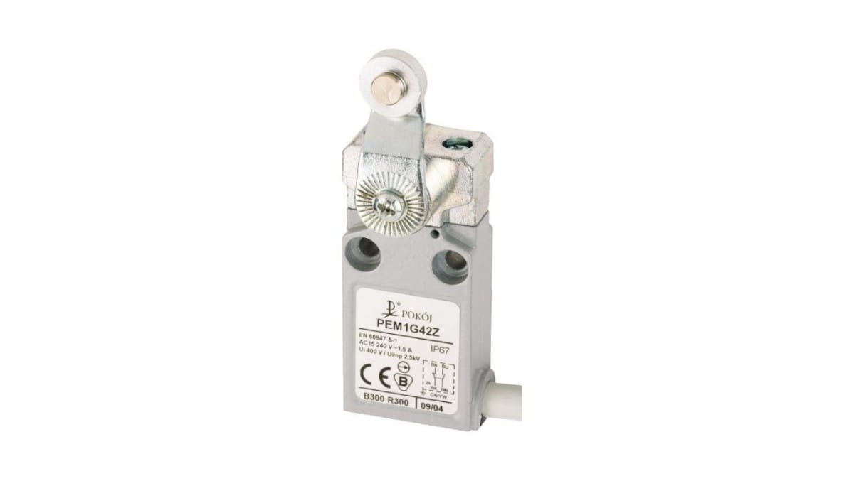 Endschalter 1r 1z Schnapphebel Mit Metallrolle Ø14 Pem1g42z A37-a93z