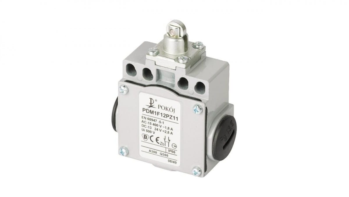 Endschalter 1r 1z Schnappmechanismus Stahldrücker Mit Stahlrolle Ø11 Pdm1f12pz11 A37-5660