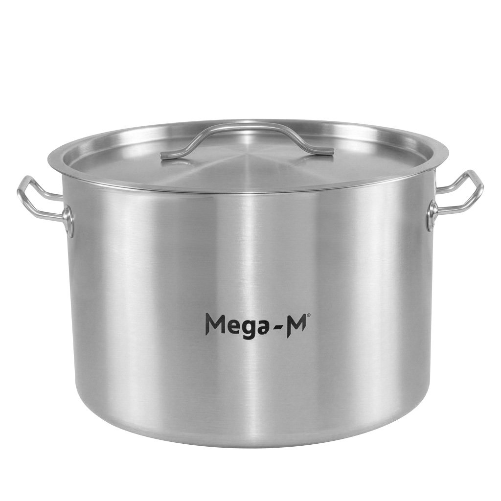 Mittlerer Catering-topf Mit Deckel Mega-m Standard 24 L, Durchmesser 36 Cm X Höhe 24 Cm, N