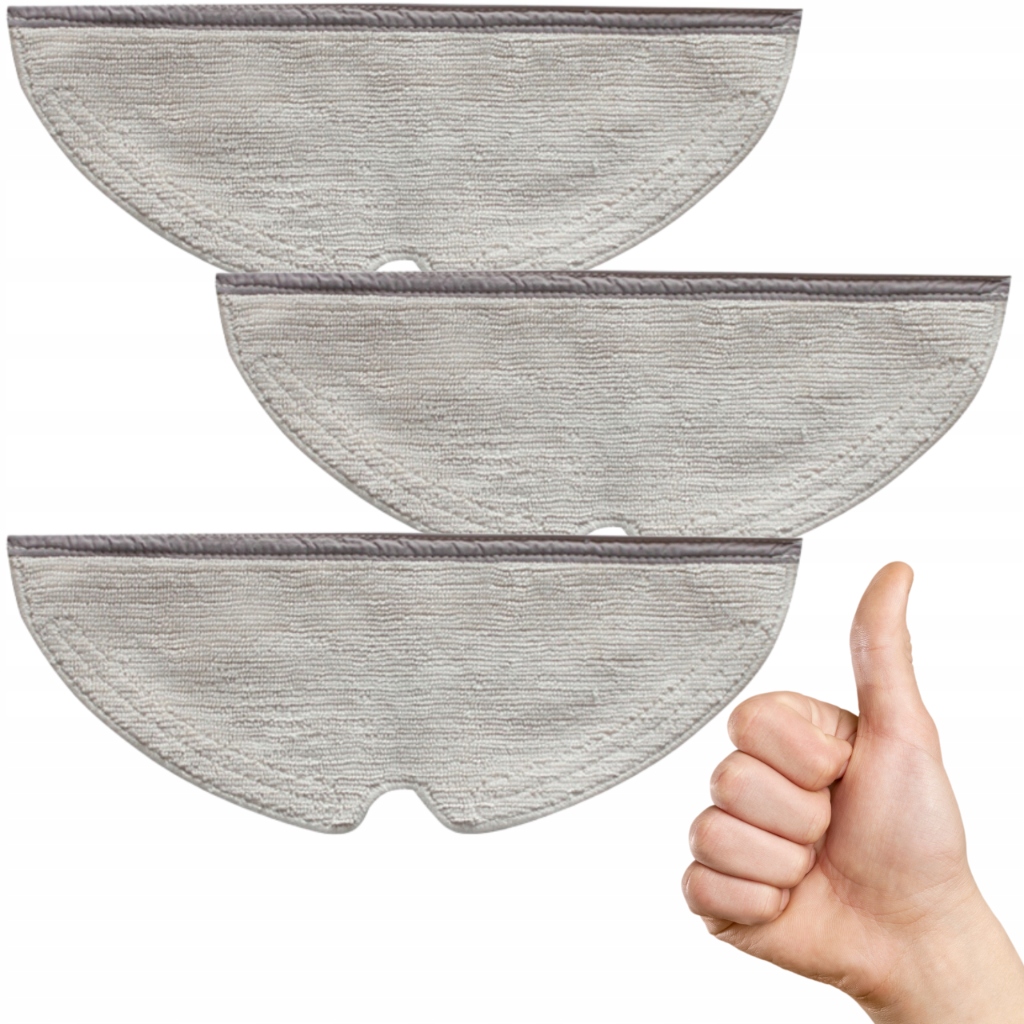 Wischmopp Für Roborock S50 S51 S55 S5 Max S6 S6 Max Q7 Mikrofaser-set, 3-teilig.