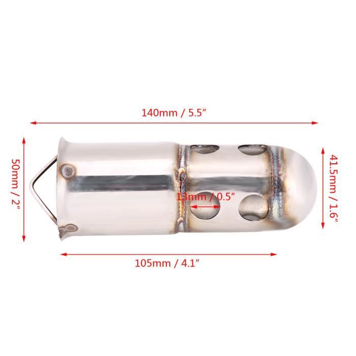51-mm-universal-motorradauspuffschalldämpfer Db-killer Geräuschdämpfung Modell 1 - Xif