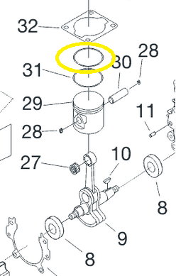 Kolbenring Bc 260 Alko 412239