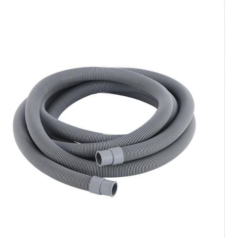 Ablaufschlauch Für Waschmaschine Und Geschirrspüler, 1,5 M, Verlängerung Ø 20 Mm, Flexibler Ablaufschlauch Mit Schlauchverbinder Und Klemmen, Für Waschmaschine, Geschirrspüler Und Trockner