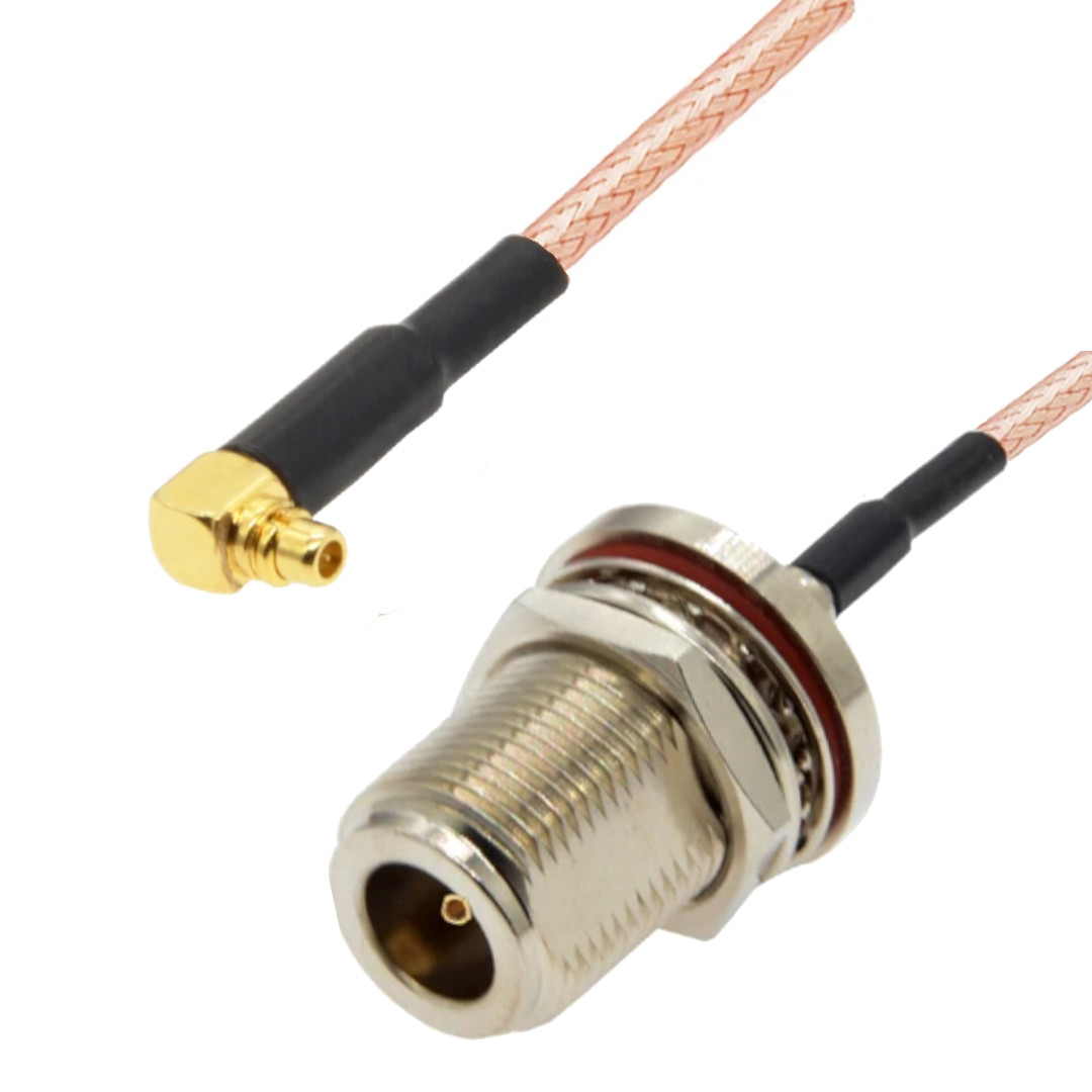 Pigtail Mmcx-stecker Ra / N Buchse Bh Rg316 25cm