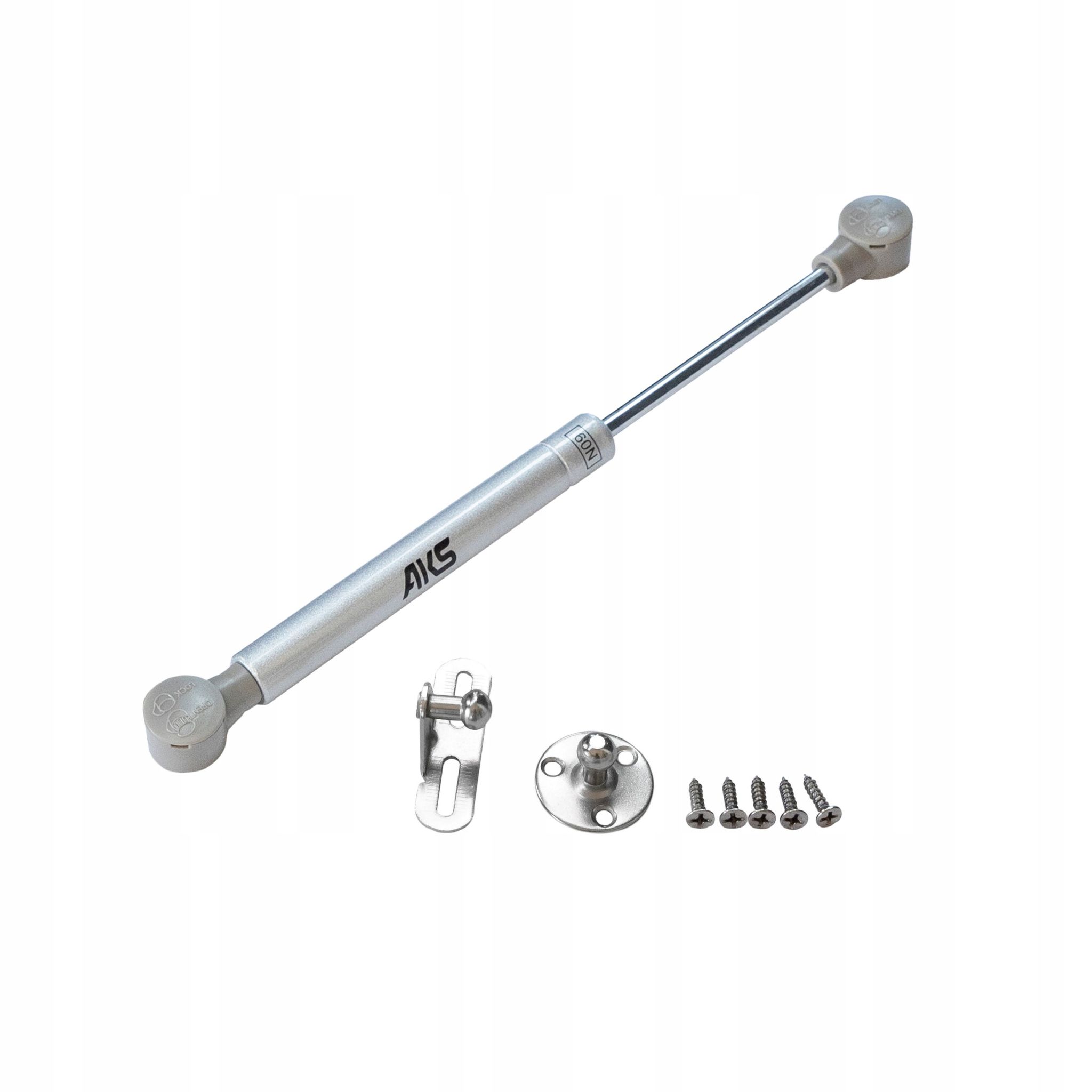 Gaslift, Gaszylinder 60n Silber