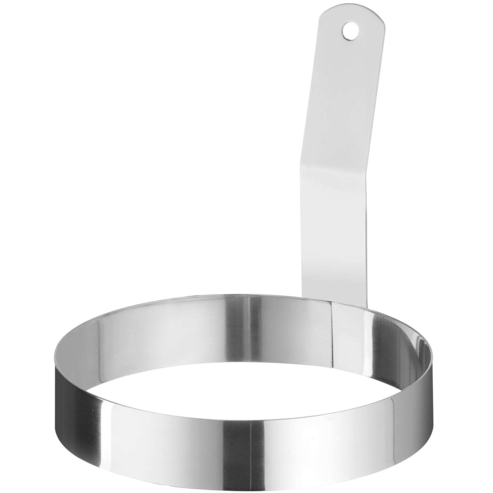 Ringförmiger Behälter Mit Griff Für Spiegeleier, Stahl, Durchmesser 128 Mm