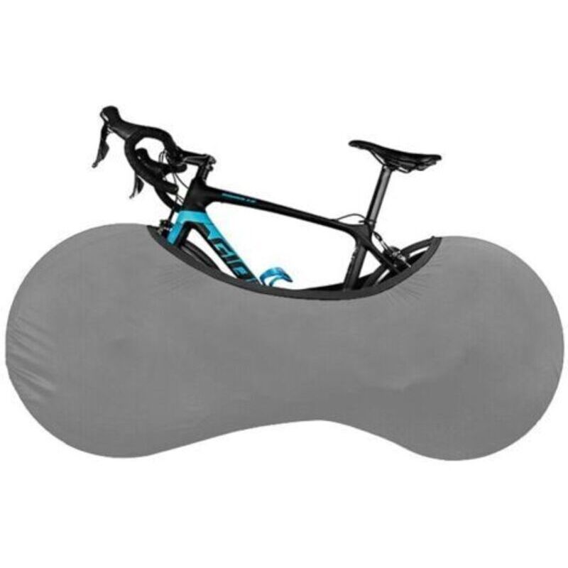 Staubdichte Fahrradabdeckung, Elastischer Kettenschutz Für Fahrradrad / Grau