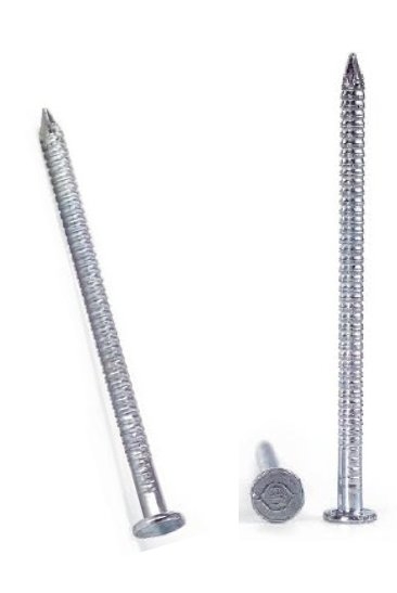 Verzinkte, Ringgewalzte Nägel 4,2 X 100 Mm – 5,0 Kg – 903 100 Zn4p