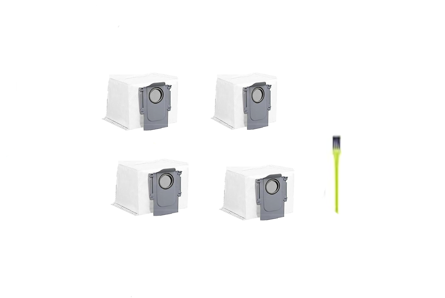 4x Ersatzbeutel Für Xiaomi Roborock P10/q Revo Saugroboter