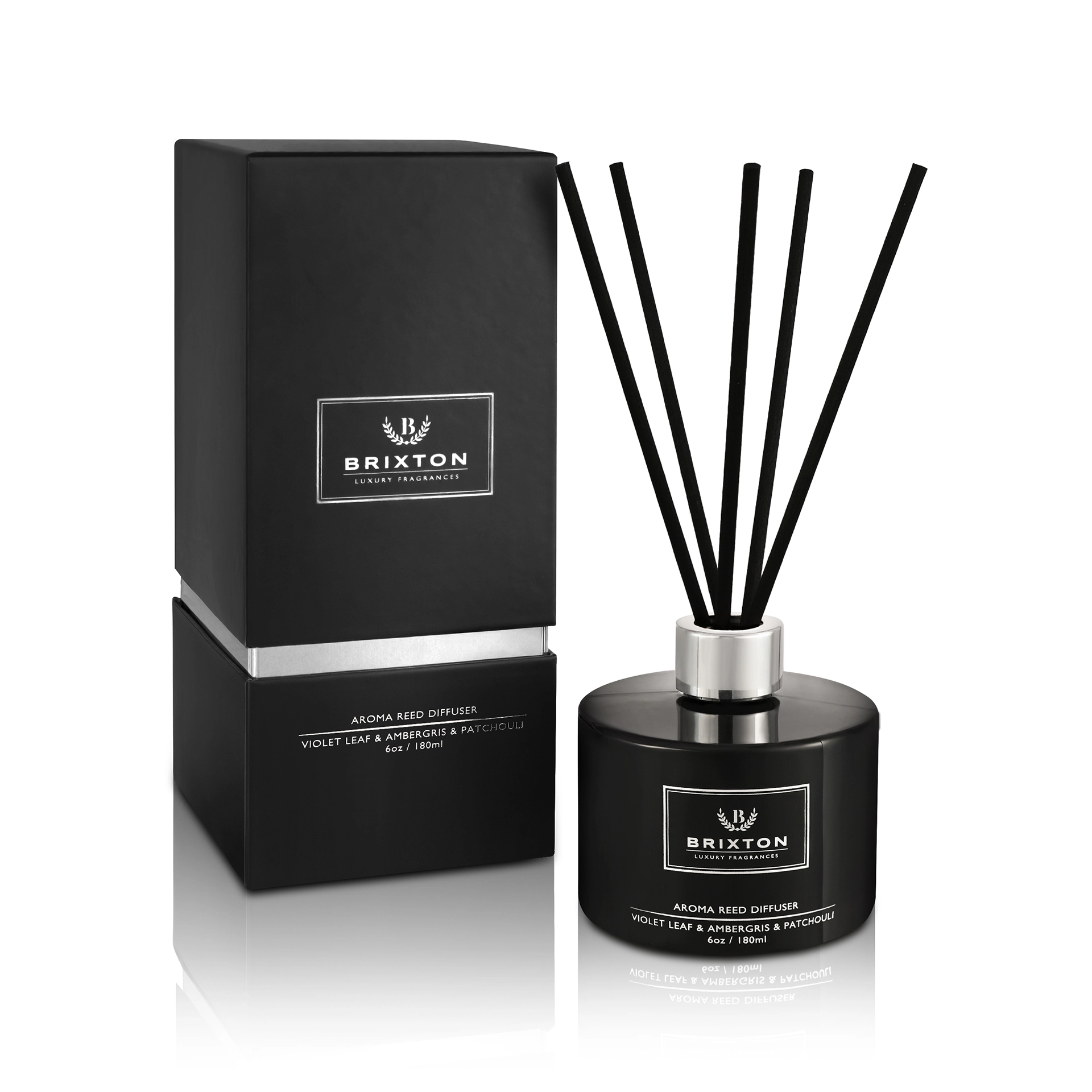 Brixton 180ml Duftdiffusor Mit Duftstäbchen: Veilchenblatt, Ambra Und Patschuli