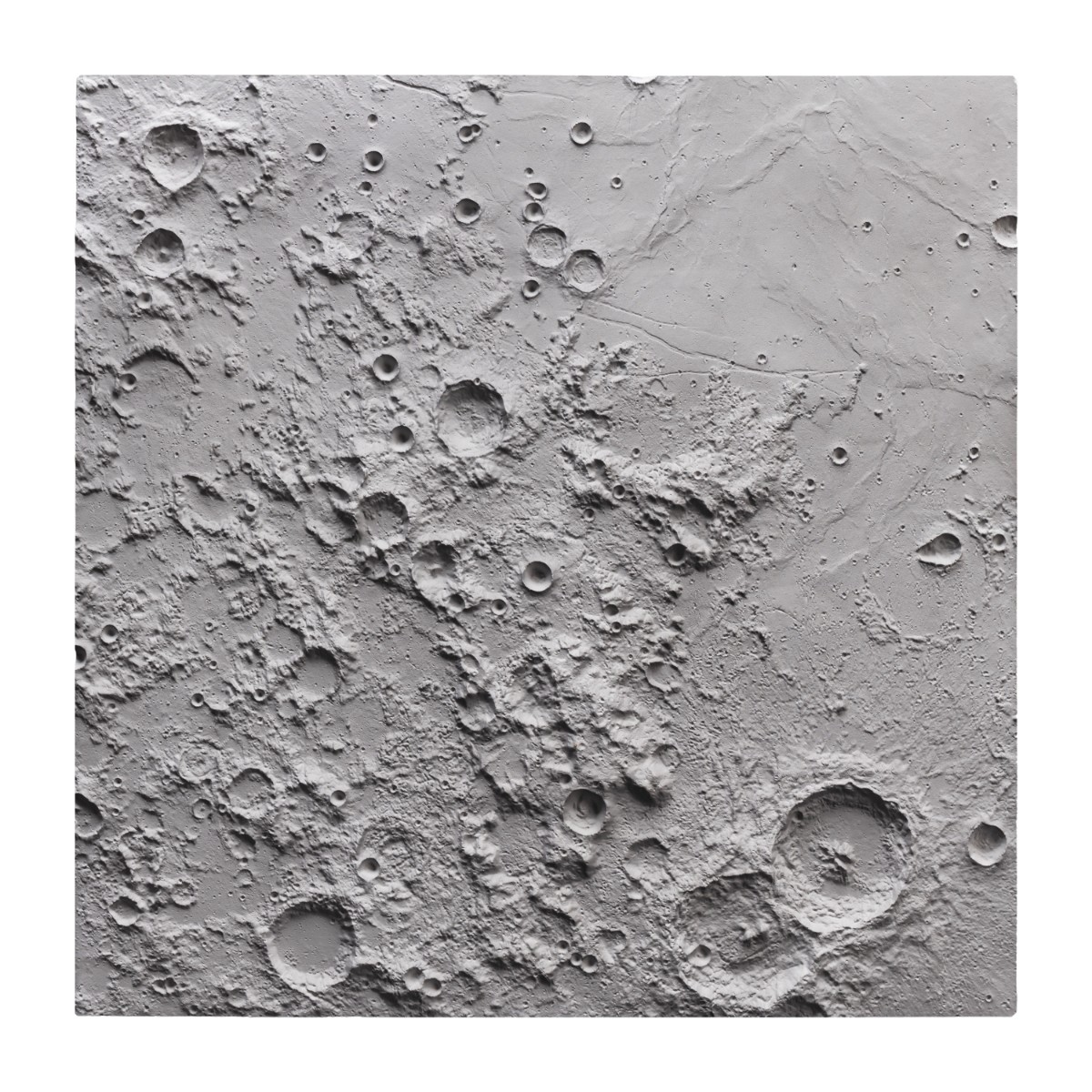 Weltraumplatte: Apollo 11 – 20 X 20 Cm
