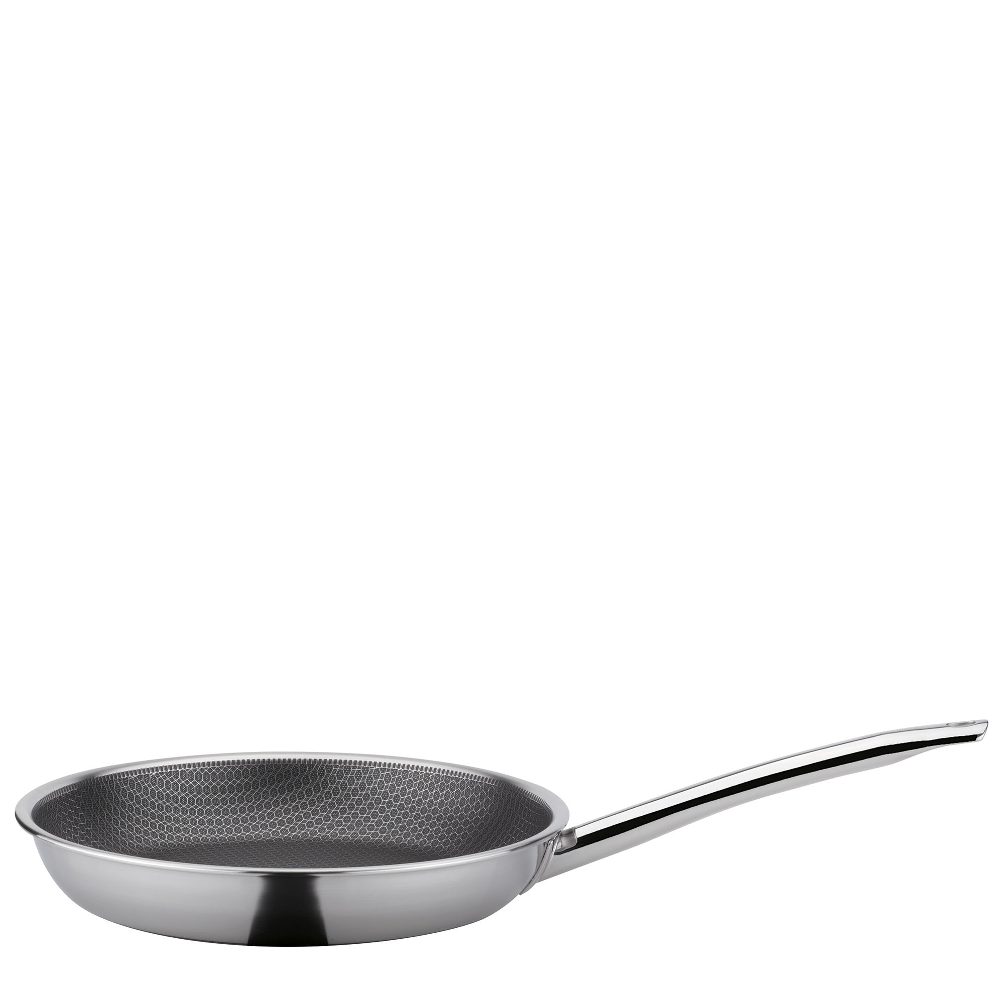 Spring Vulcano Cut Resist Pure Antihaft-bratpfanne, 24 Cm Durchmesser, Edelstahl 18/0