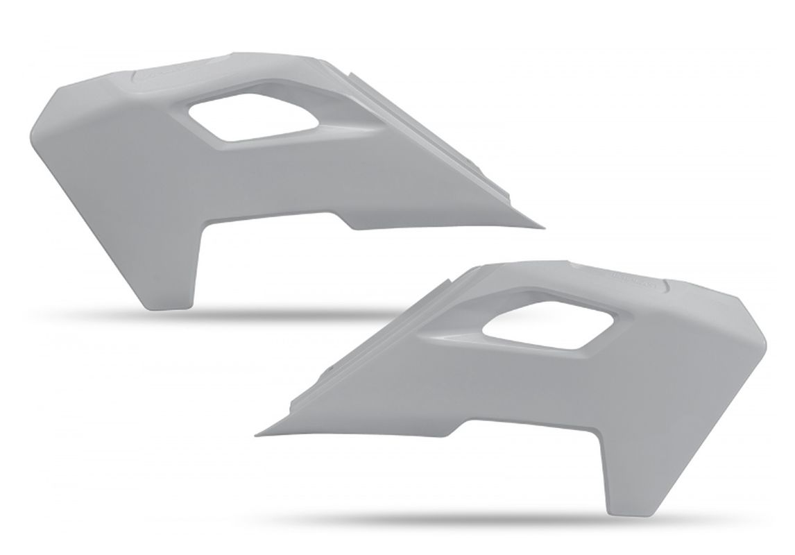 Ufo-kühlerschutz Husqvarna Tc 125/250 '23-'24, Te 150/250/300 '24, Fc/tx/fx/fe 300/350/450/501 '24, Farbe Grau