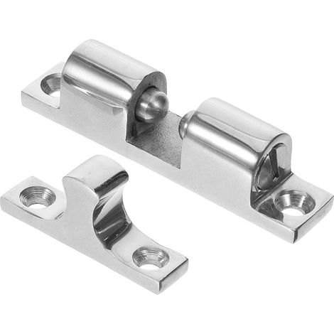 Robuster Türstopper Aus Silberfarbenem Edelstahl Mit Verformungsbeständigem Und Windfestem Design Für Den Einsatz Auf See