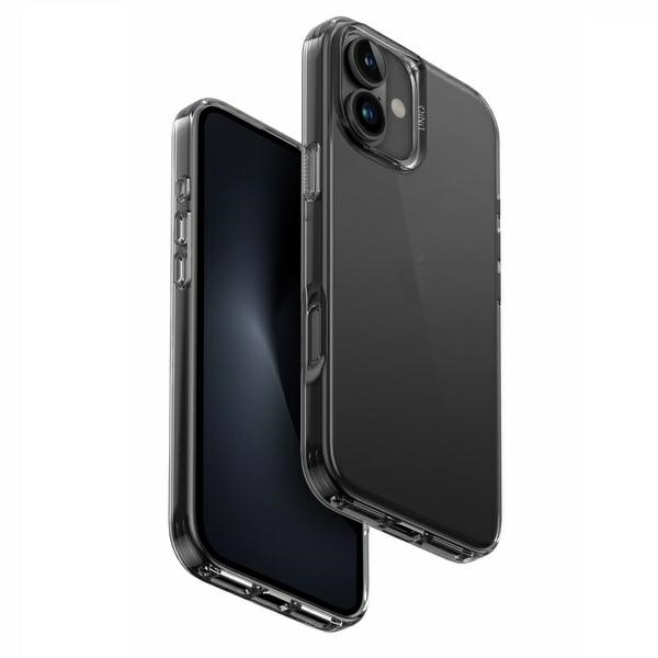 Uniq Air Fender Iphone 16 Plus 6,7" Hülle Grau/rauchglas