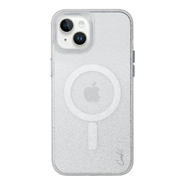 Uniq Coehl Lumino Iphone 14 Plus/15 Plus 6,7" Hülle Silber/glitzernd Silber