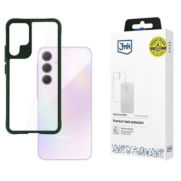 Hülle Für Samsung Galaxy A35 5g 3mk Satin Armor Grün
