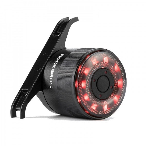 Rockbros Q1 Led Usb-rücklicht Für Fahrräder, Rgb-farben, Für Sattel Und Sattelstütze