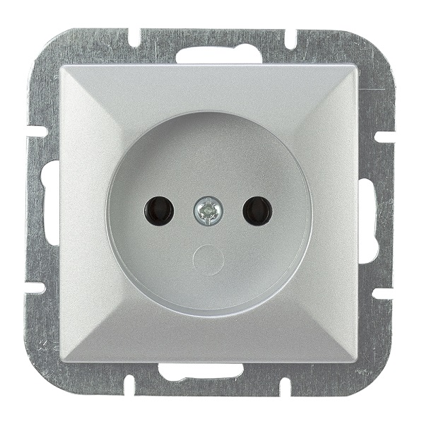 Pearl Einzelfassung P/t B/u Silber - E+9000157