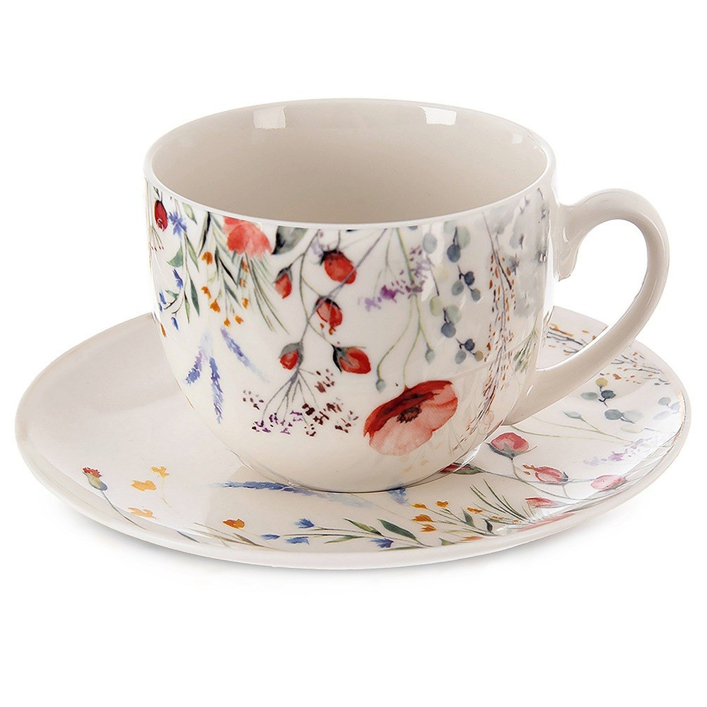 Maki-porzellantasse Mit Untertasse Für Kaffee Oder Tee, 260 Ml
