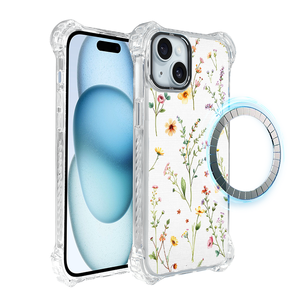 Iphone 15 Plus Ibizu Dropguard Ultra Hülle Mit Magsafe, Pastel Bloom, Summer Bouquet