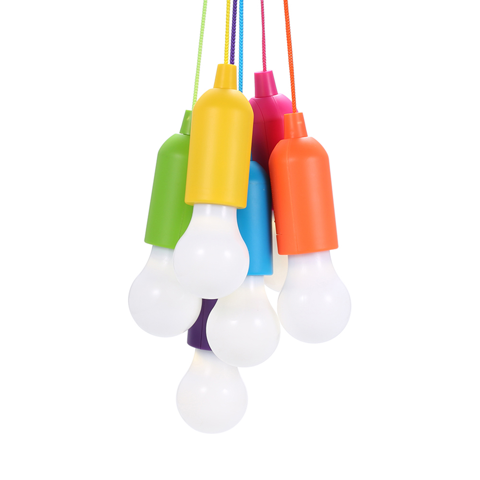 Hängende Led-lampen Mit Zugkettenschalter, 6 Stück, 4,5 V, 0,5 W, Aaa-batterien (3)