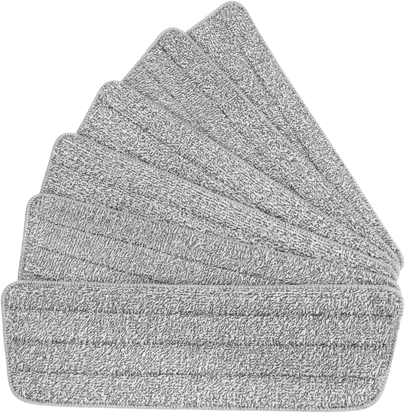 6er-packung Ersatz-reinigungspads Für Sprühmopps, 40 X 12 Cm, Selbstklebende Mikrofaser-mopptücher, Für Nass- Und Trockenreinigung, Maschinenwaschbar.