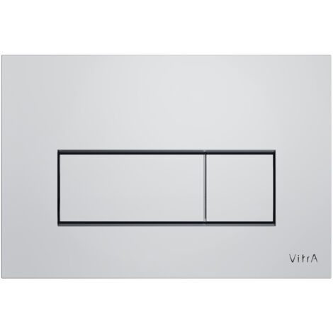 Vitra Root Quadratische Betätigungsplatte, Chrom-finish