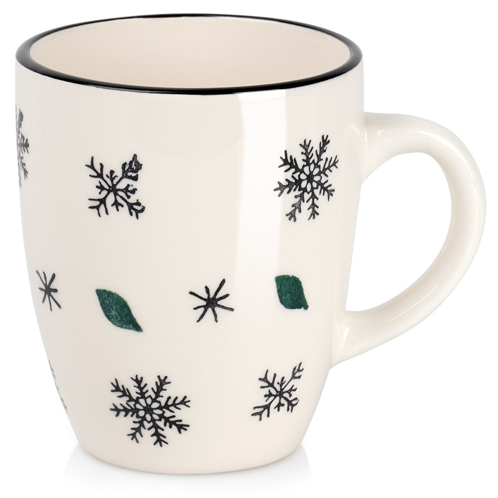 Weihnachtlicher Winterbecher Für Getränke, Kaffee, Tee, Kräuter, Weihnachten 350 Ml
