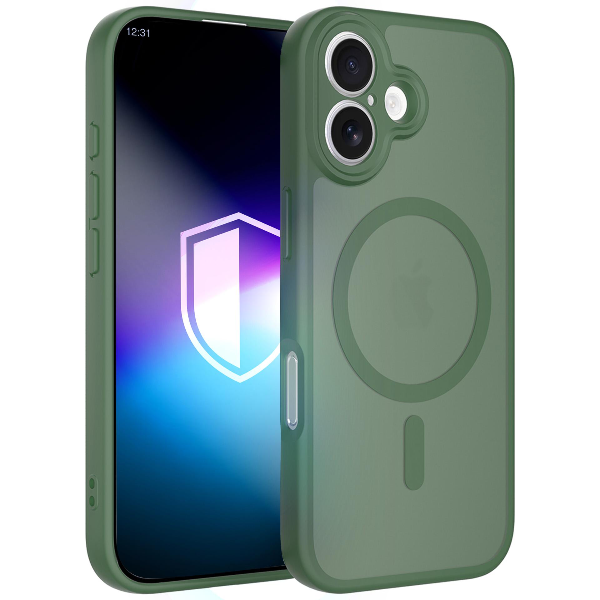 Apple Iphone 16 - 3mk Misty Magcase Grün