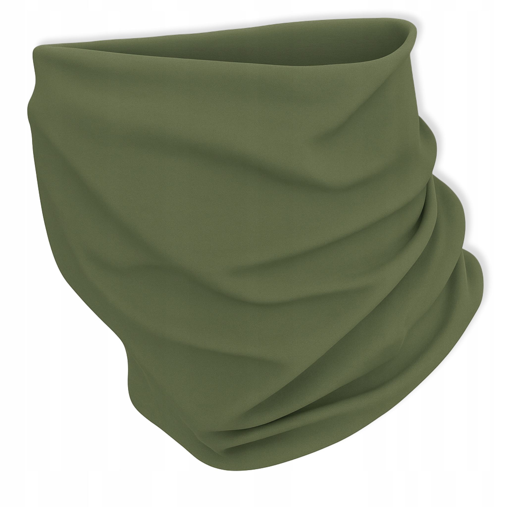 Kinderschal 3-9 Jahre, Universelle Herbst-winter-farbe Olivgrün