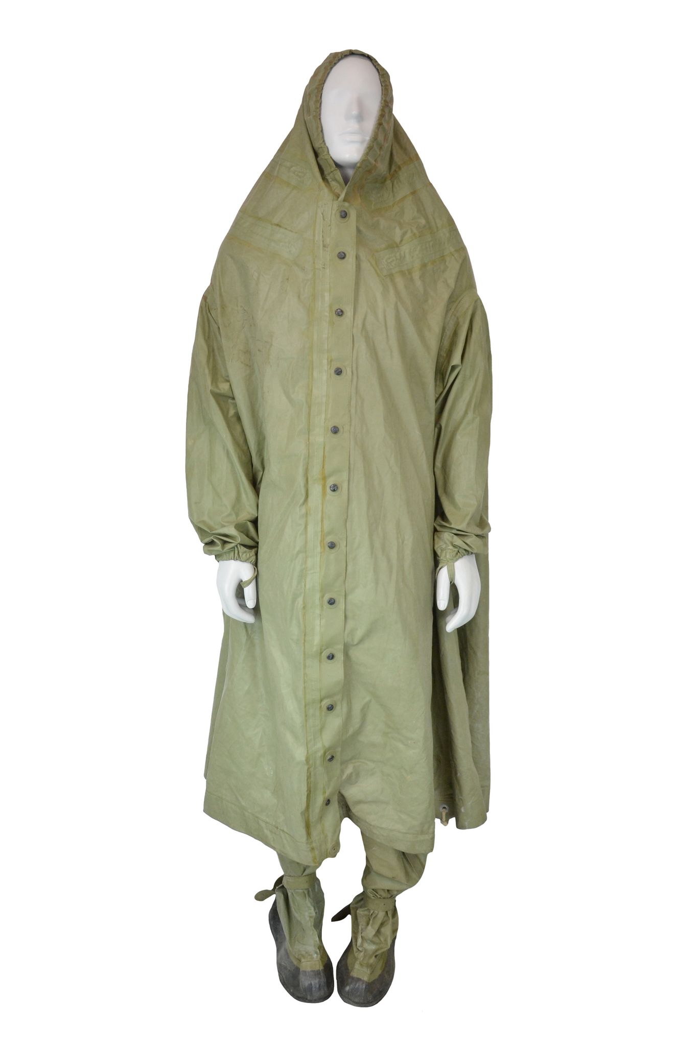 Militärischer Chemikalienschutzmantel, Umhang, Stiefel, Wathosen Op1 1