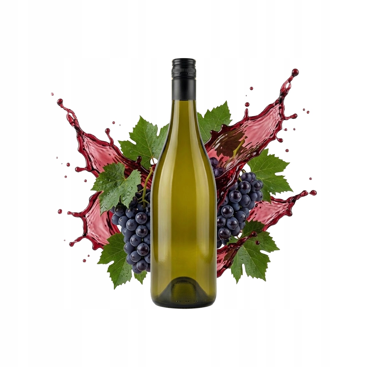 Olivenglasflasche Für Wein (1 L) Oder Alkoholtinktur, Sirup, Schwarzgebrannter (1000 Ml)