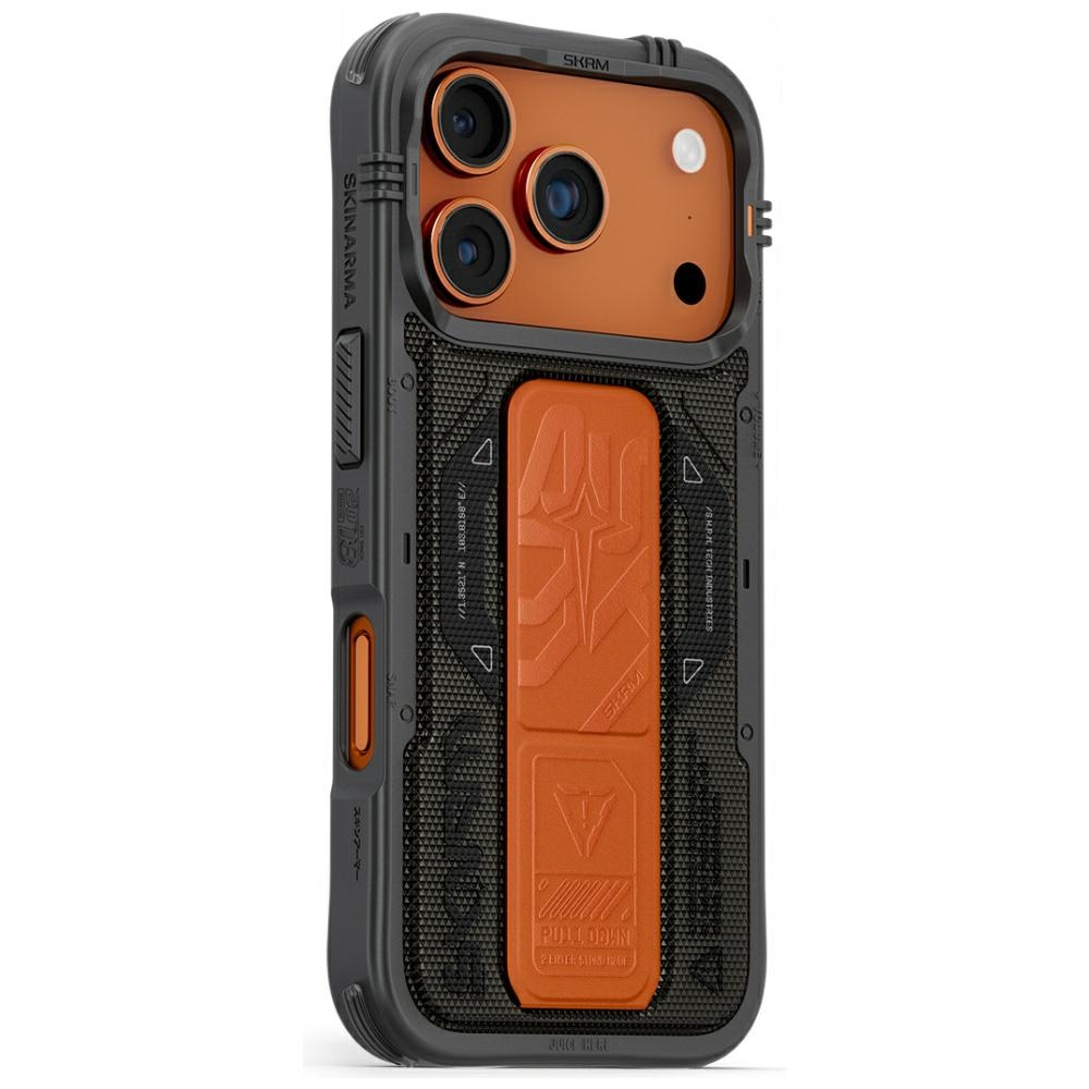 Skinarma Phantom Hülle Für Iphone 17 Pro Mit Magnetischem Ladeanschluss Und Halteständer, Olivgrün